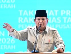 Di Rakornas 2026, Prabowo Persilakan Penentang Bertarung di Pilpres 2029