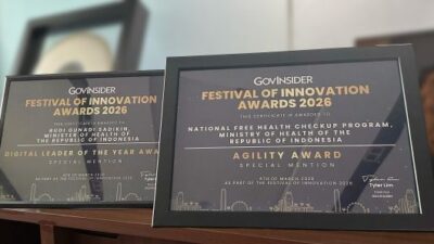 Digitalisasi Kesehatan Indonesia Diakui Dunia, Kemenkes Raih Dua penghargaan di Singapura