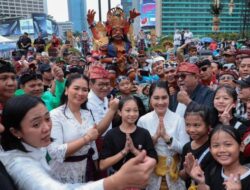 Untuk Pertama Kalinya, Pawai Ogoh-Ogoh Meriahkan Bundaran HI Jakarta