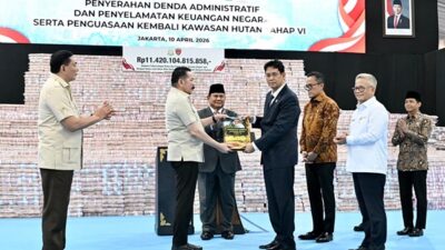 Pemerintah Selamatkan Rp11,42 Triliun dan Kuasai Kembali Seratus Ribu Hektare Hutan