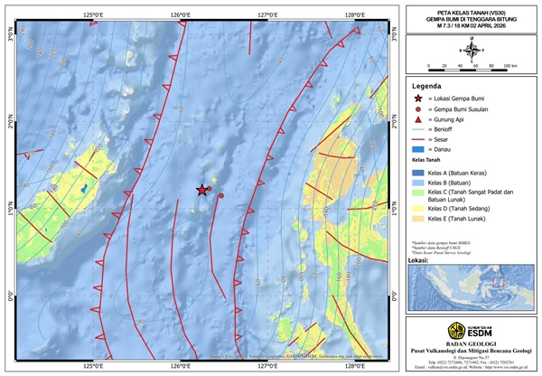 Gempa M7,6 di Sulut, Satu Orang Tewas Tertimpa Reruntuhan Gedung