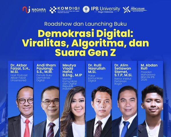 Mahasiswa IPB Soroti Buzzer dan Kedaulatan Digital, Akbar Faizal Ungkap Dinamika Forum