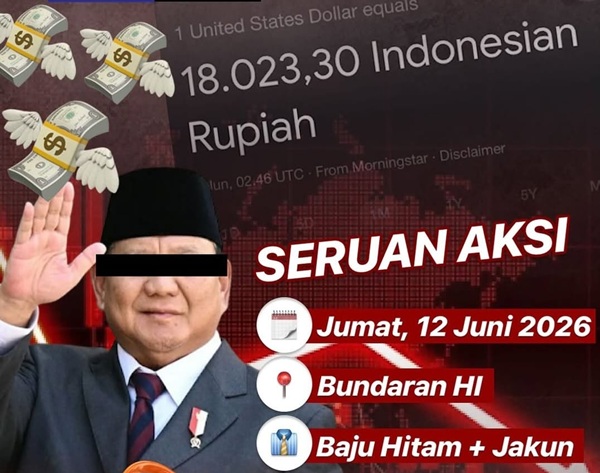 Massa Gelar Aksi Menuju Indonesia Bangkrut di Bundaran HI, Ini 5 Tuntutannya