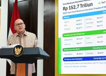 Investasi RI Kuartal II 2026 Capai Rp511,8 Triliun, Hong Kong Geser Singapura