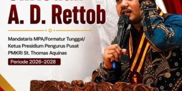 Christian AD Rettob Terpilih sebagai Ketua Presidium PP PMKRI Periode 2026–2028